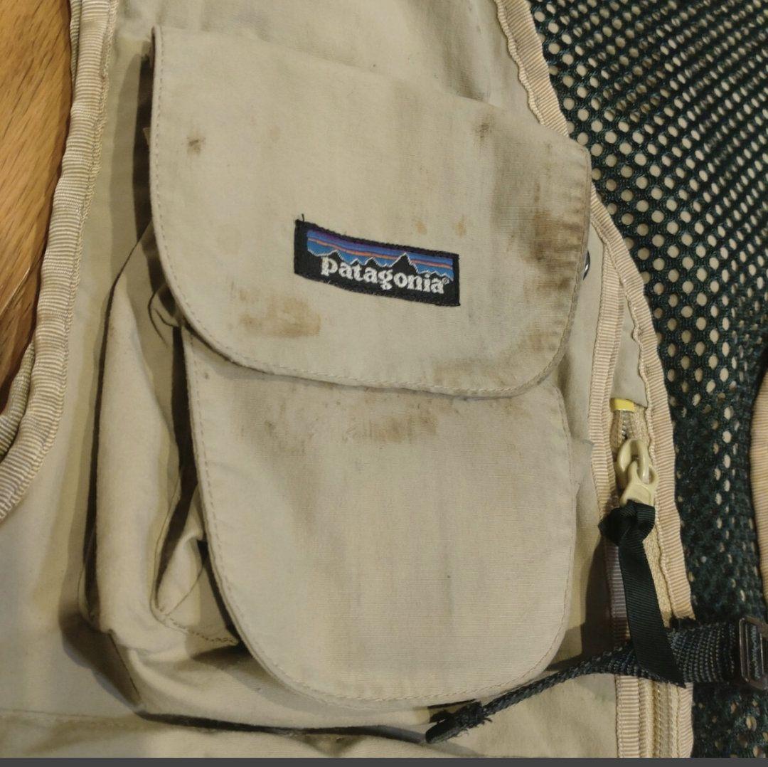 Patagonia フィッシングベスト ベージュ フライフィッシング Mサイズ
