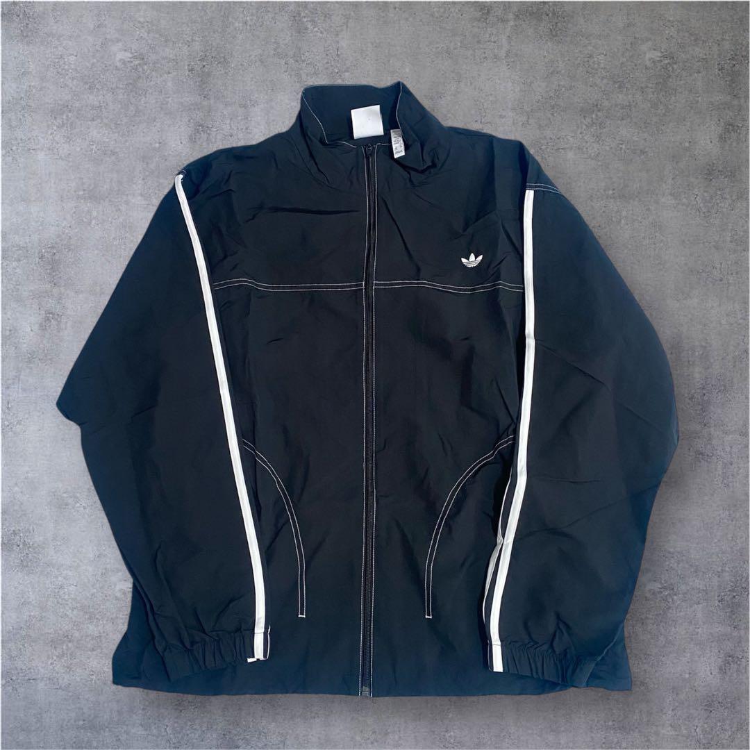 アディダス 黒 サマーバスケットボール ウインドトップ セットアップ 2XL