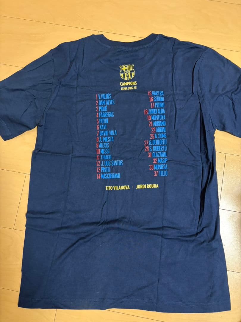 限定お値下げ【新品☆希少】FCバルセロナ 2012-13 記念Tシャツ L