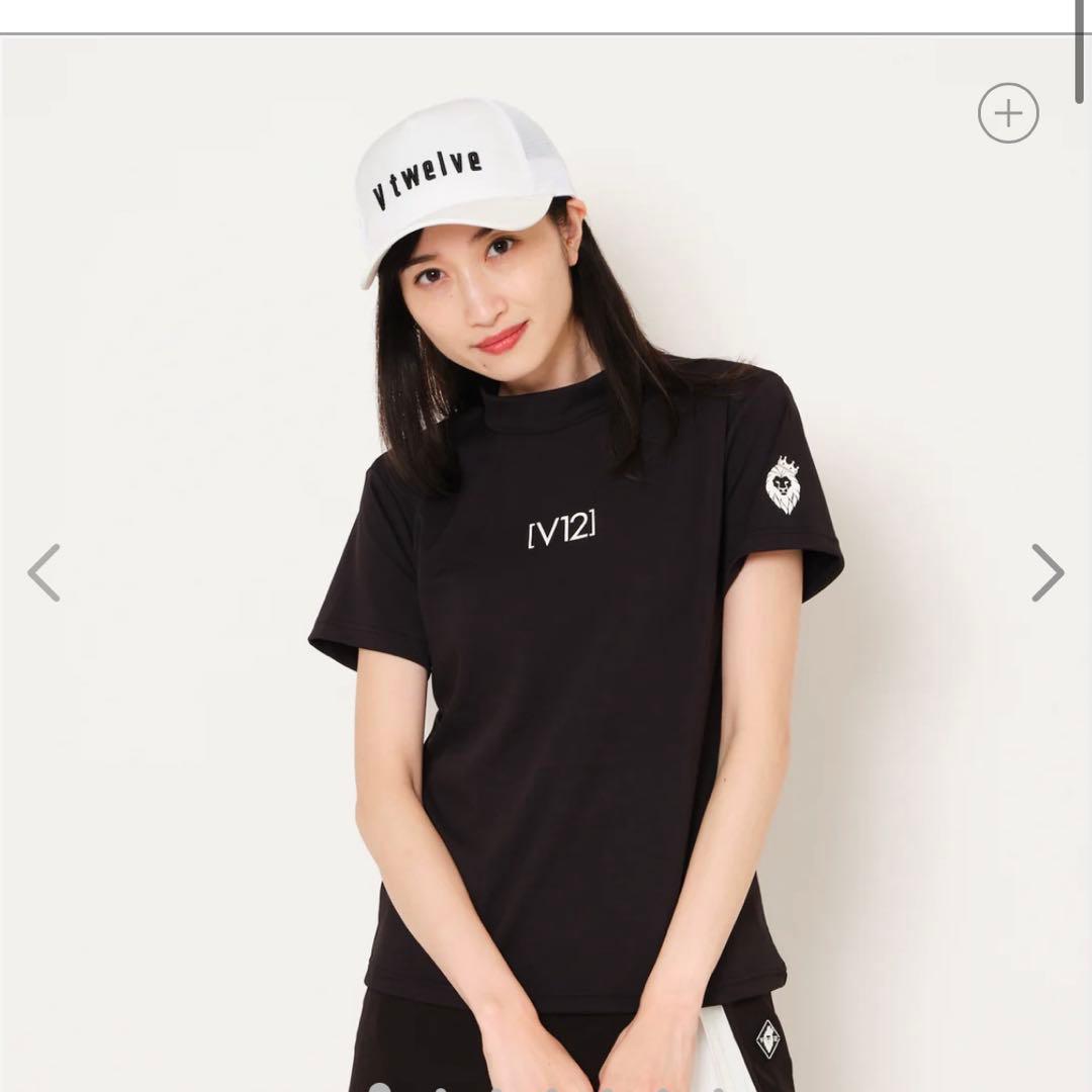 V12 トーンモック シャツ 黒