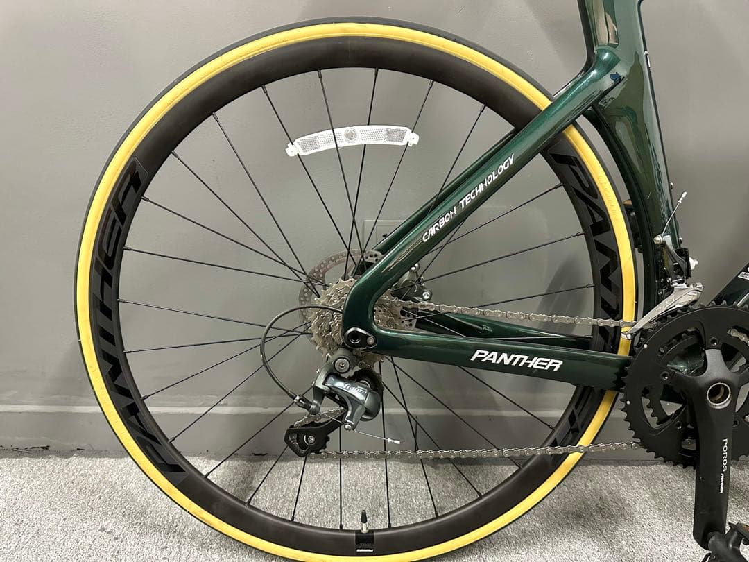 PANTHER カーボンロード 20速 油圧ディスク 48cm ダークグリーン