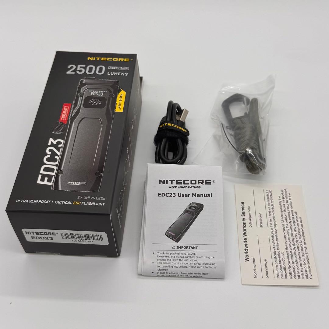 NITECORE ナイトコア EDC23 SABER LEDフラッシュライト