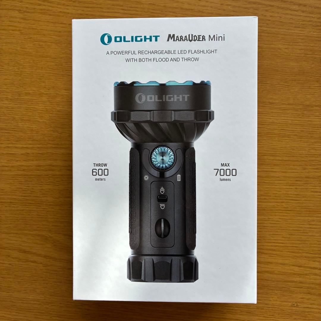 OLIGHT Marauder Mini 爆光フラッシュライト (ブラック）