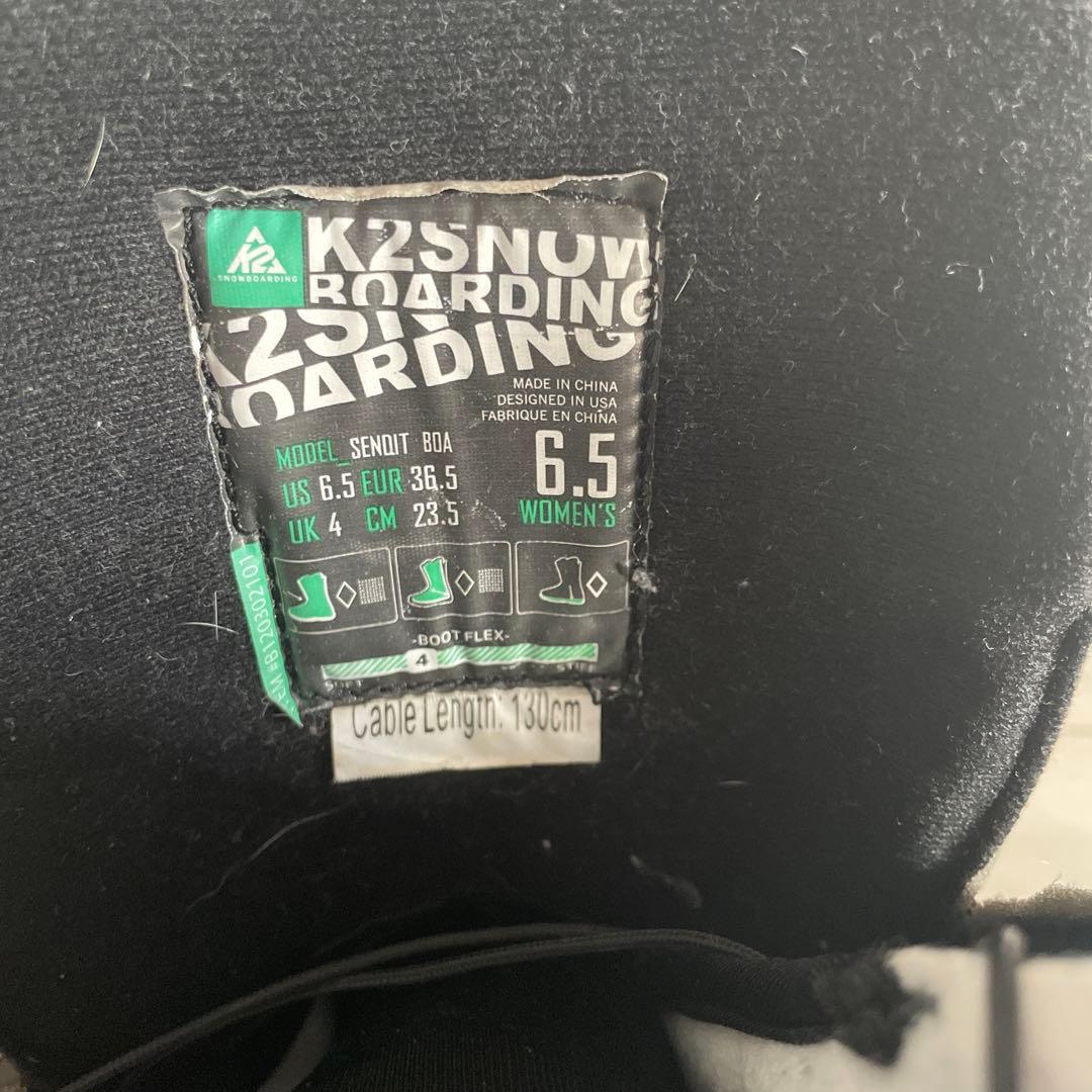 K2 BOAスノーボードブーツ　23.5㎝