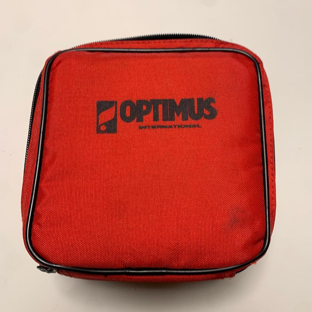 Optimus 8R シングルバーナーコンロ　純正ケース付き