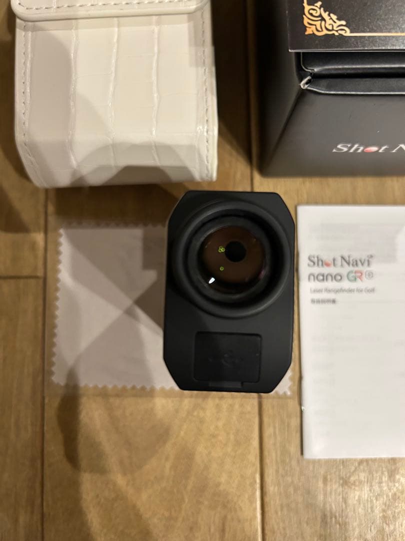 新品　ショットナビ　nano GR+ ホワイト　Laser Sniper