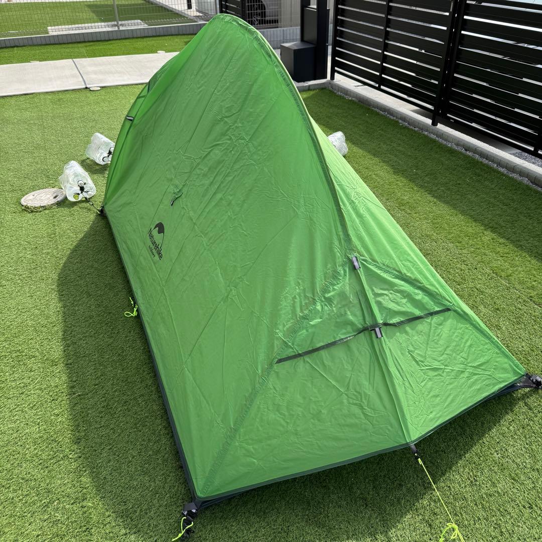 美品 Naturehike Cloud UP 2X グリーン フットプリント付