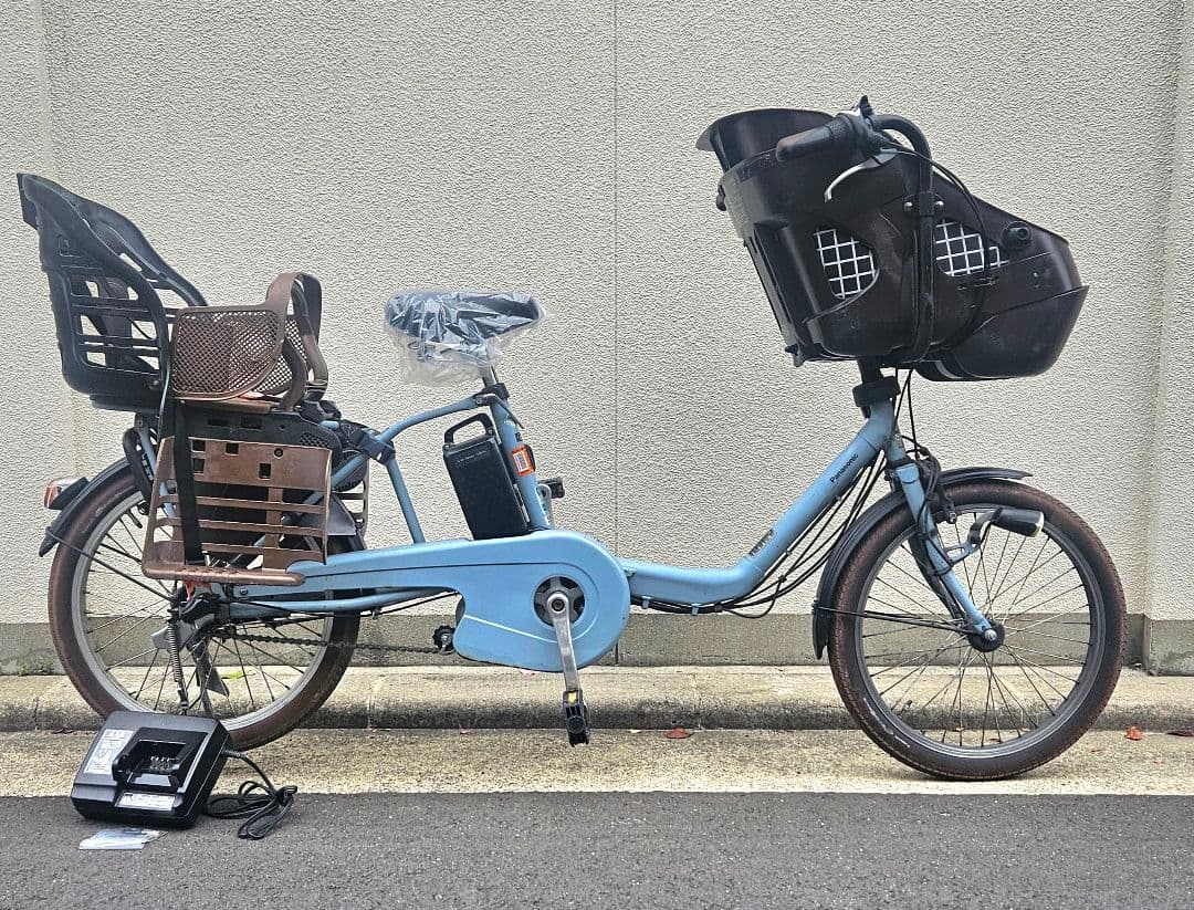 パナソニック♪ギュットミニ♪電動アシスト自転車♪子どものせ♪16Ah♪5点灯