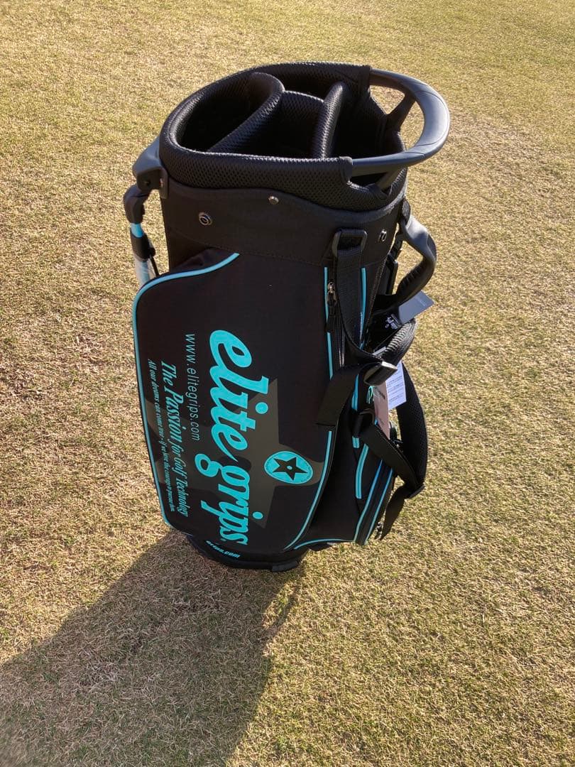 elite grips キャディバッグ Dタイプ9.5型スタンド3.3kg新品