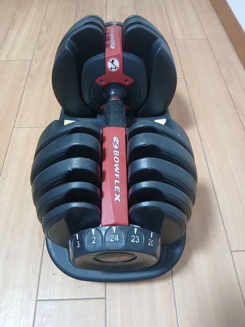 Bowflex ボウフレックス　可変式ダンベル 24kg x 1個
