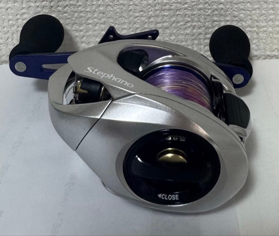 Stephano 両軸リール シルバー