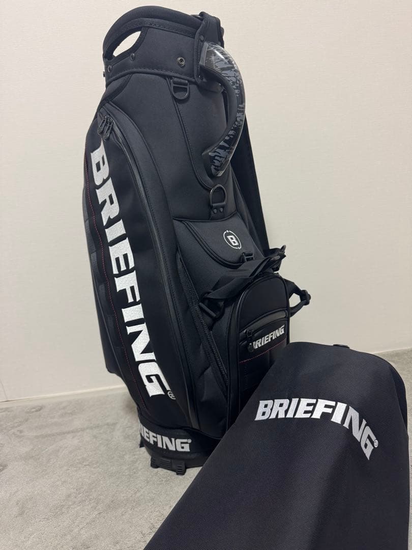 [価格交渉OK] BRIEFING ブラック キャディバッグ　CR-3 #03