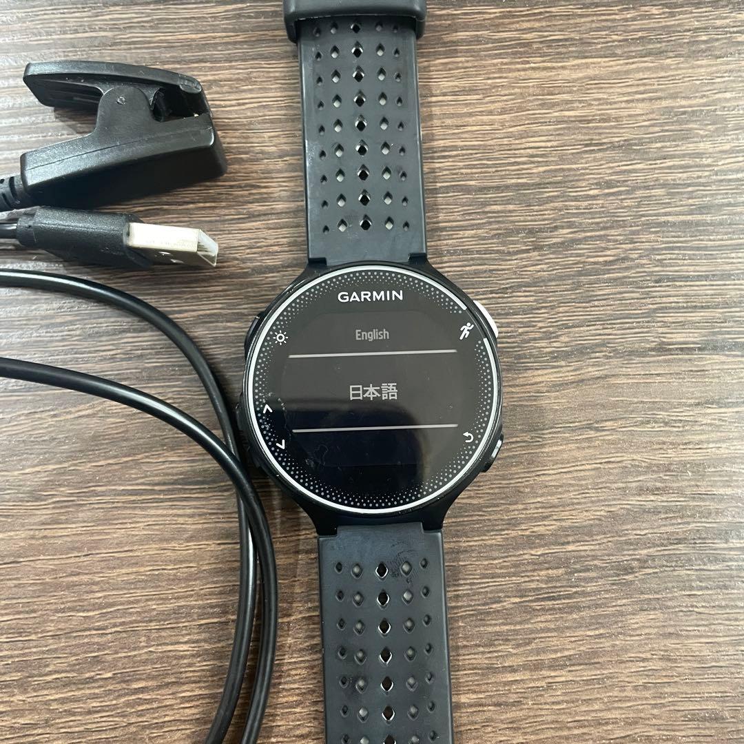 【販売終了モデル】GARMIN Foreathlete 230J 充電ケーブル付