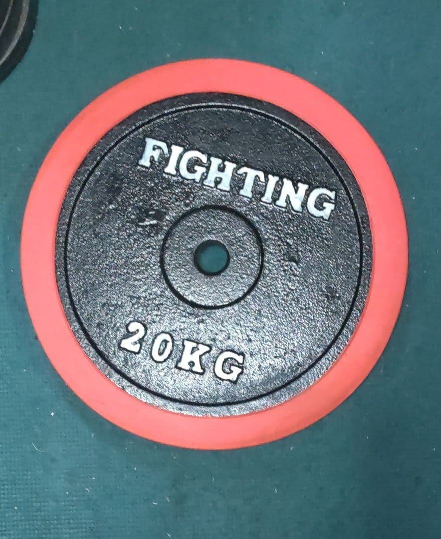 専用ページ FIGHTING ダンベルプレート 20KG 赤