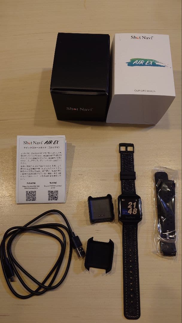 ショットナビ　腕時計型GPSナビ　ゴルフ