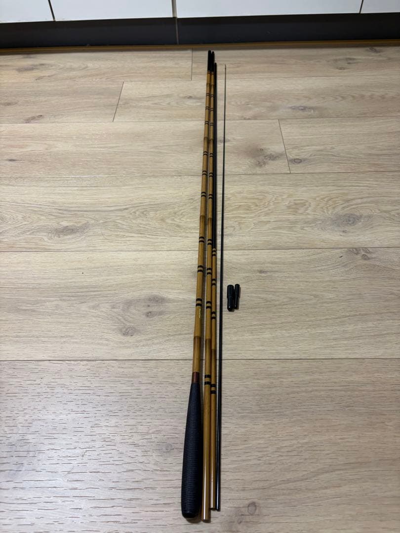 【美品】ダイワ カーボンへら竿　月光柔　13尺