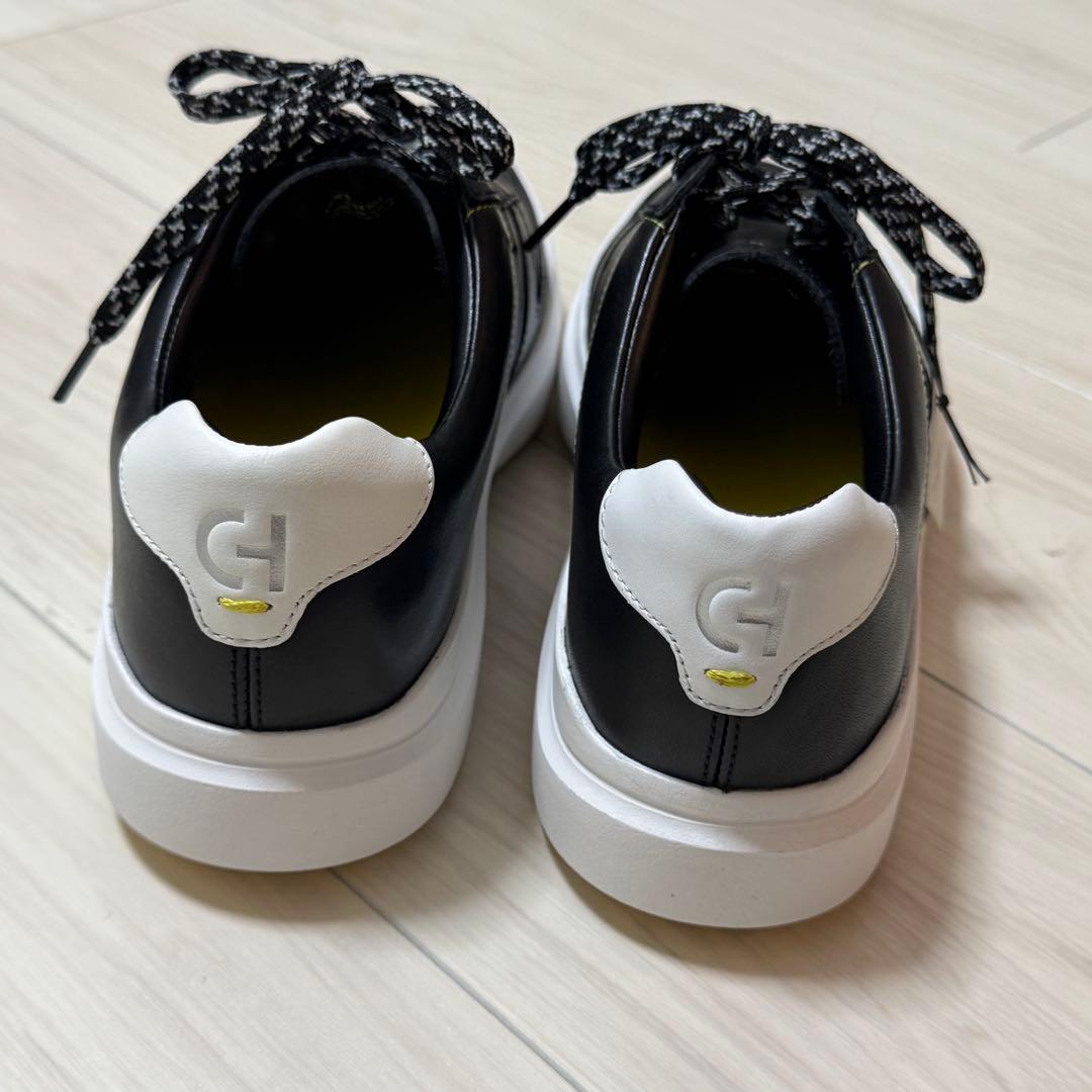 新品 コールハーン グランドプロ ゴルフシューズ スパイクレス 24.5 黒