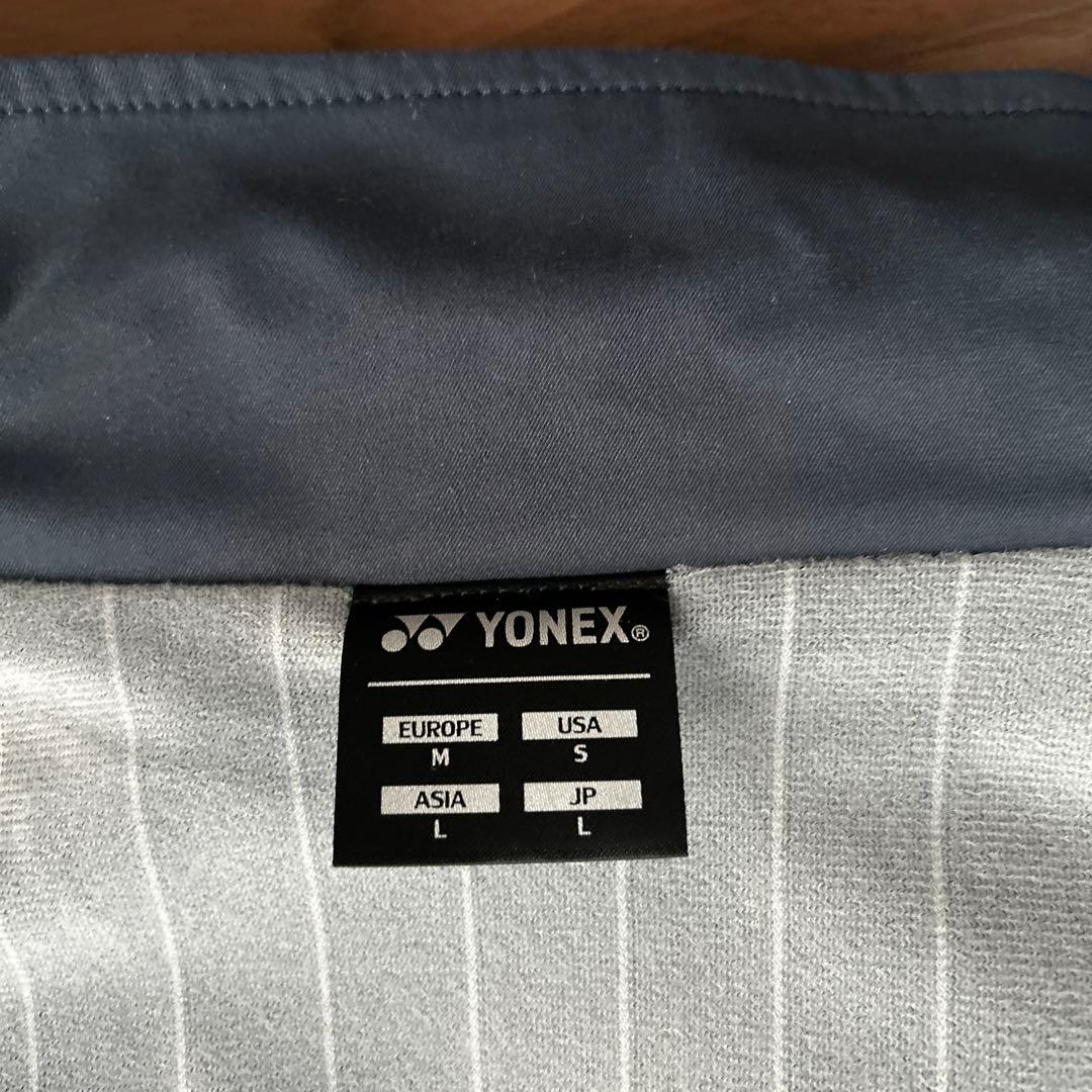 YONEX ユニ裏地付ウィンドウォーマーシャツ. 70099 ブラック サイズL