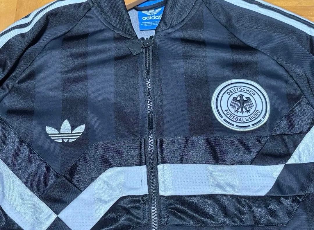 adidas 1992 vintage ドイツ代表ジャージ ブラック 2XL