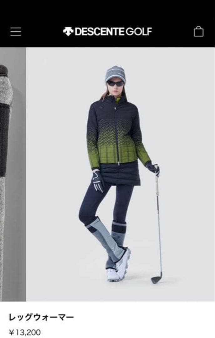 DESCENTE デサントゴルフレッグウォーマー