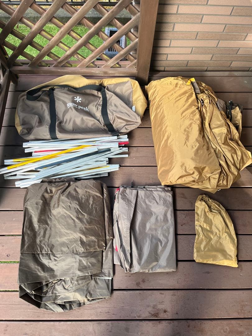  peak エントリー2ルームエルフィールド&マットシートセット　テント