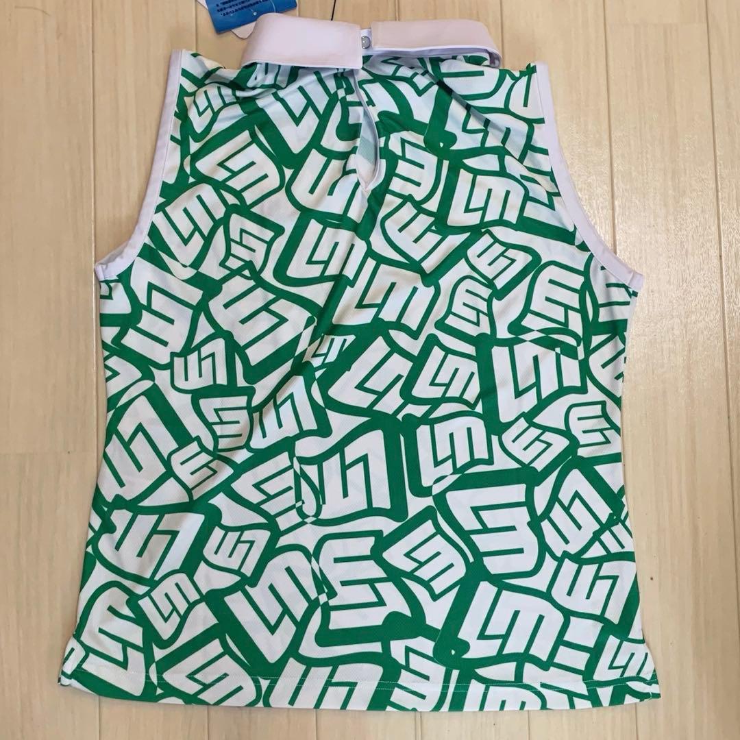 新品■12,100円【ラウドマウスゴルフ】LL レディース　ノースリーブウェア