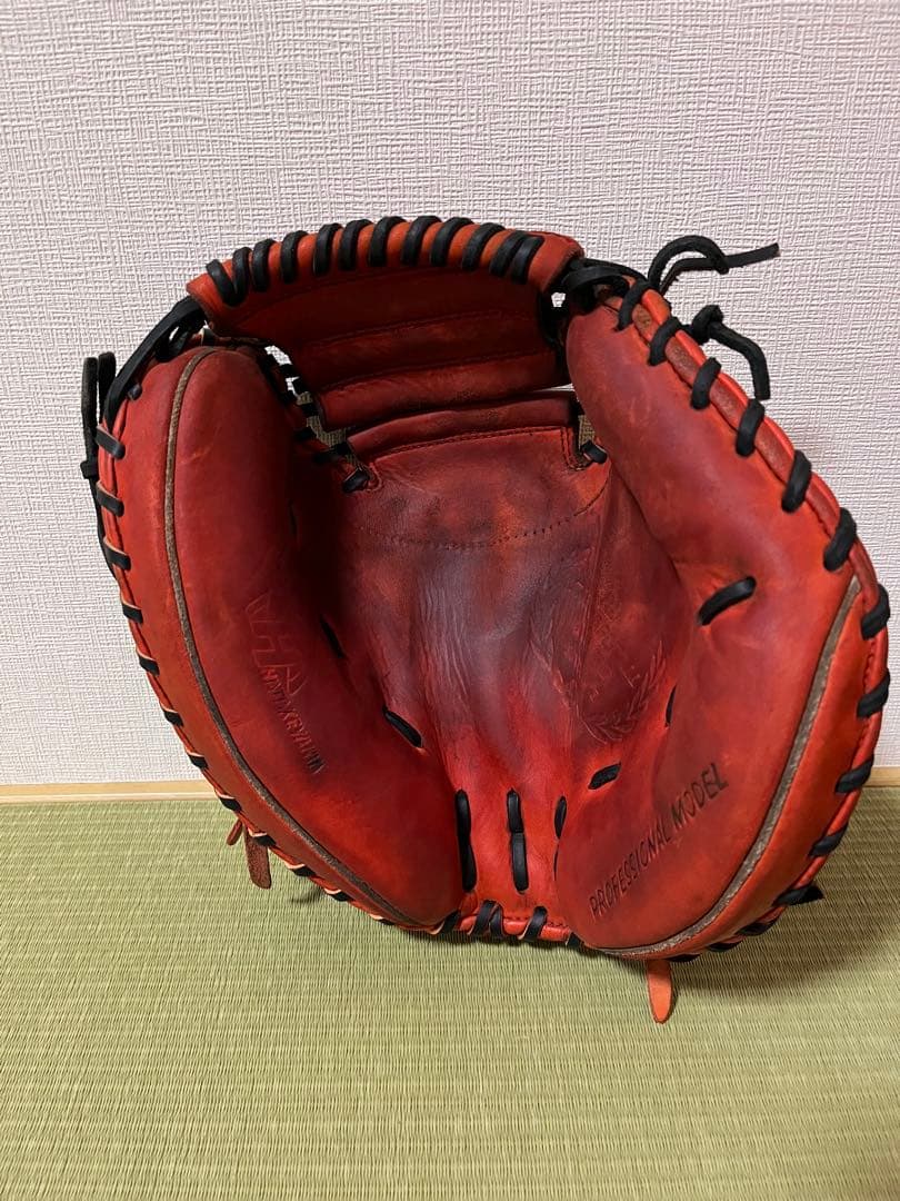 即戦力　ハタケヤマ　一般軟式キャッチャーミット　大人　グローブ　グラブ