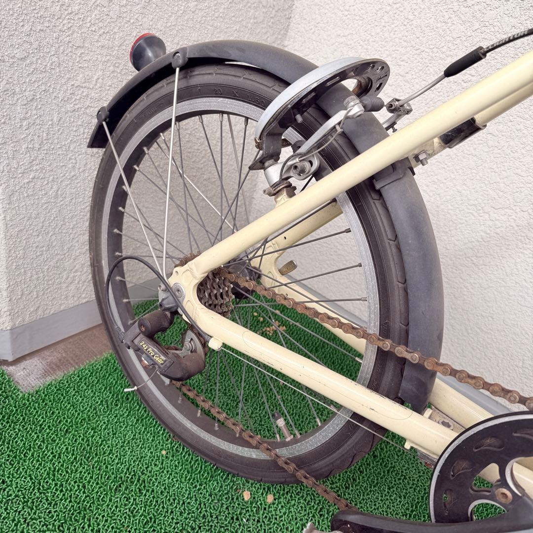 PEUGEOT 自転車 クリーム色 バスケット付き