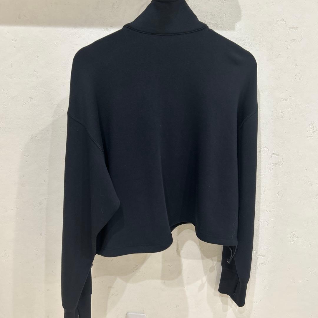 ジャザサイズ　黒ハーフジップジャケット
