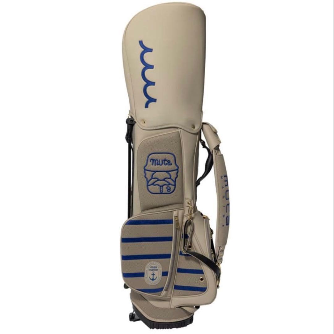 ★超人気完売品　新品　ムータ　キャディバッグ　 ヘッドカバーセット　ベージュ