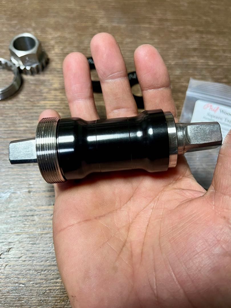 超美品 Phil Wood BB工具付き スギノ75適合