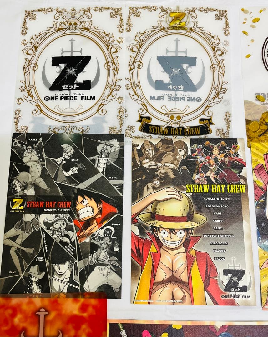 ワンピース ビジュアルアートファイル FILM Zコンプリートセット レア 限定