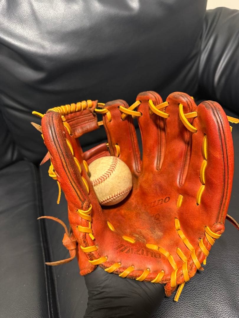 絵*き様 Mizuno Pro ミズノプロ　硬式野球グローブ