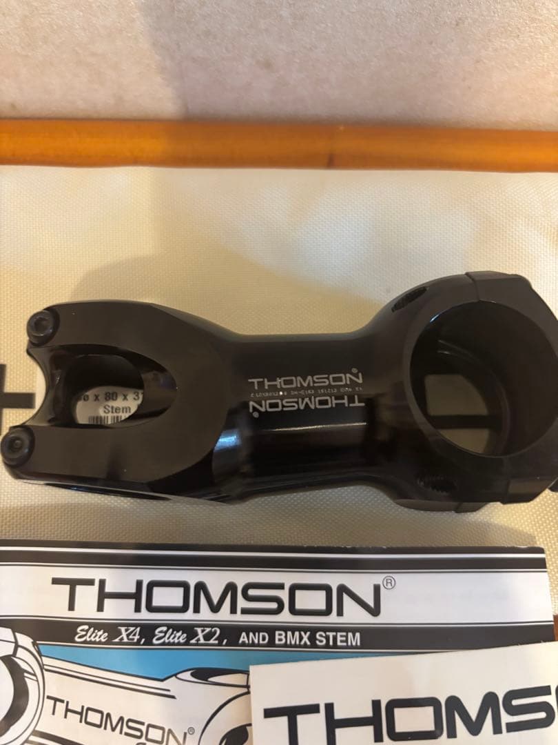 THOMSON Elite X4 ステム 80mm 10° ブラック