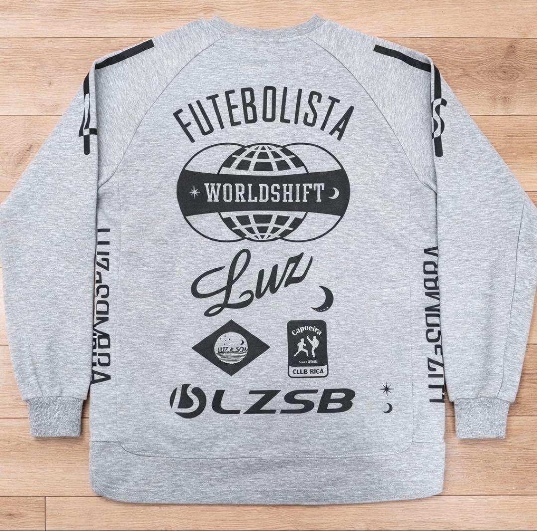 LUZeSOMBRA スウェット上下セット グレー ルースイソンブラ フットサル