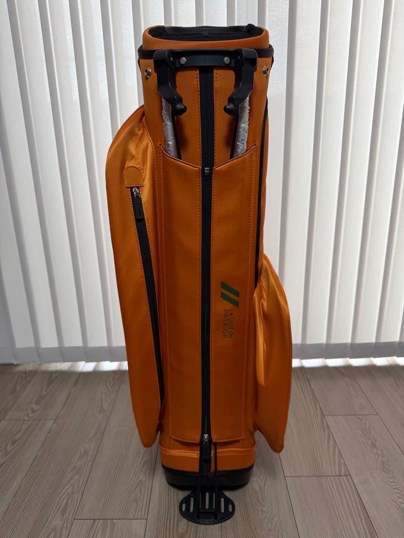 新品未使用　パトリック　キャディバッグ　PATRICK GOLF オレンジ