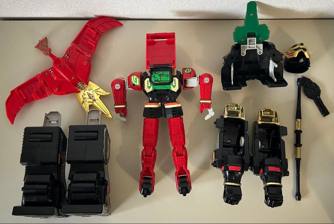 [ジャンク品] BANDAI 五星戦隊ダイレンジャー 五星合体 DX大連王