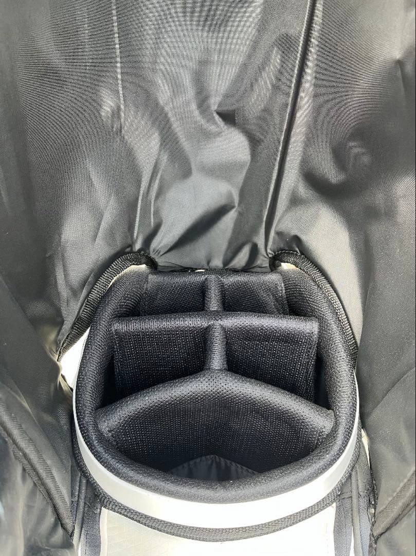 adidas キャディバッグ ホワイト/ブラック