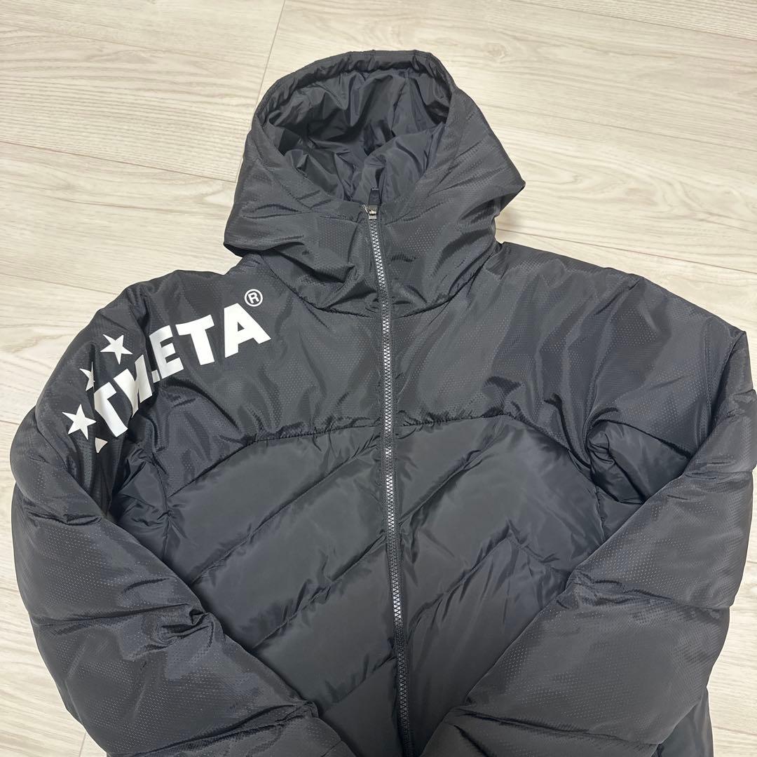 ATHLETA フード付きベンチコート ブラック