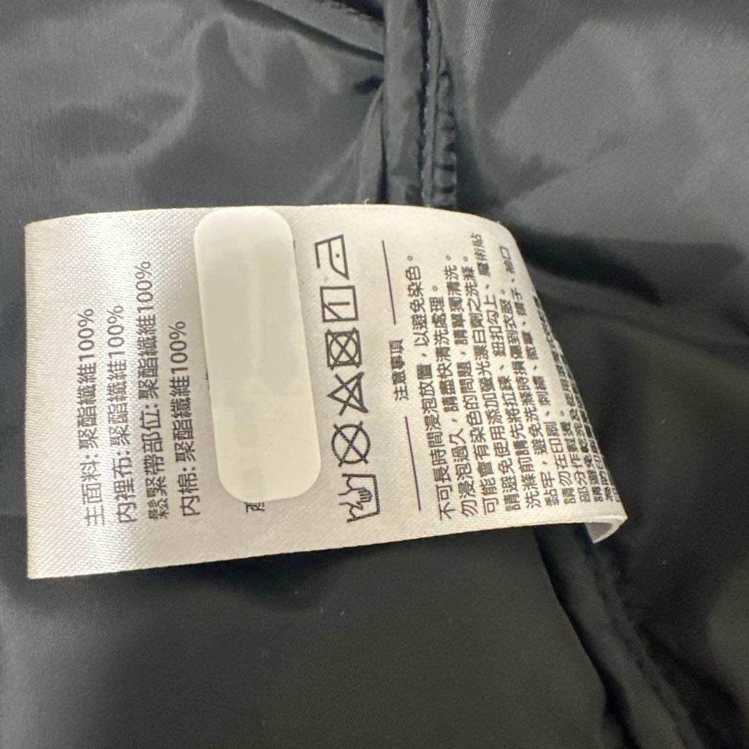 ATHLETA フード付きベンチコート ブラック