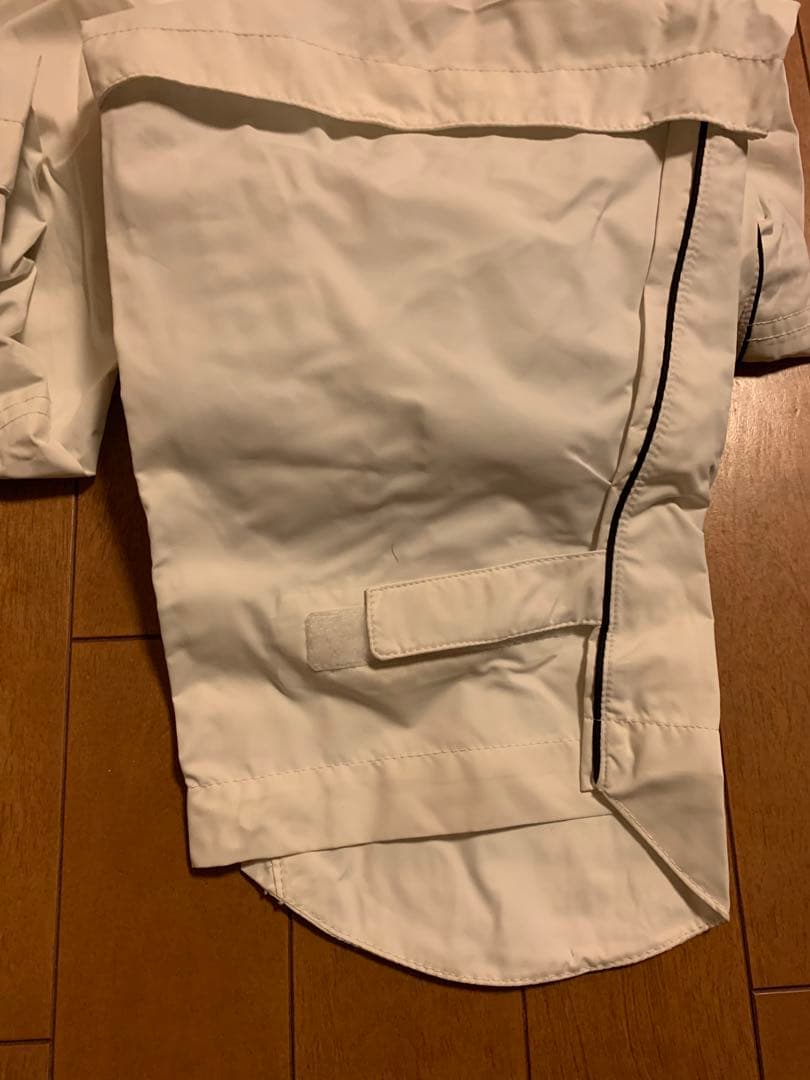SRIXONレインウェア3点セットサイズM (収納袋付き) ホワイト