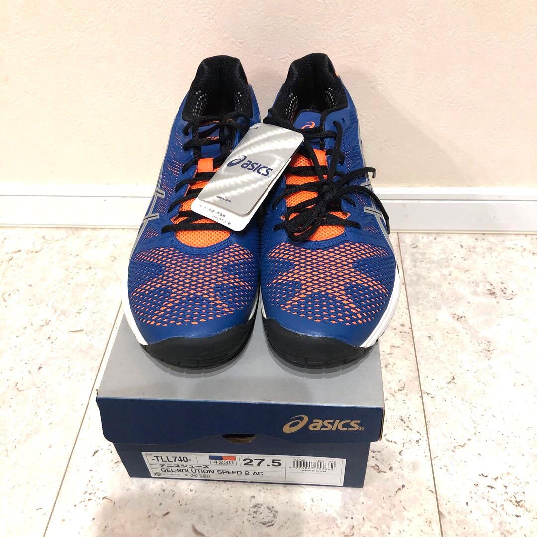 ［新品未使用］ASICS GEL-SOLUTION SPEED2 AC 27.5