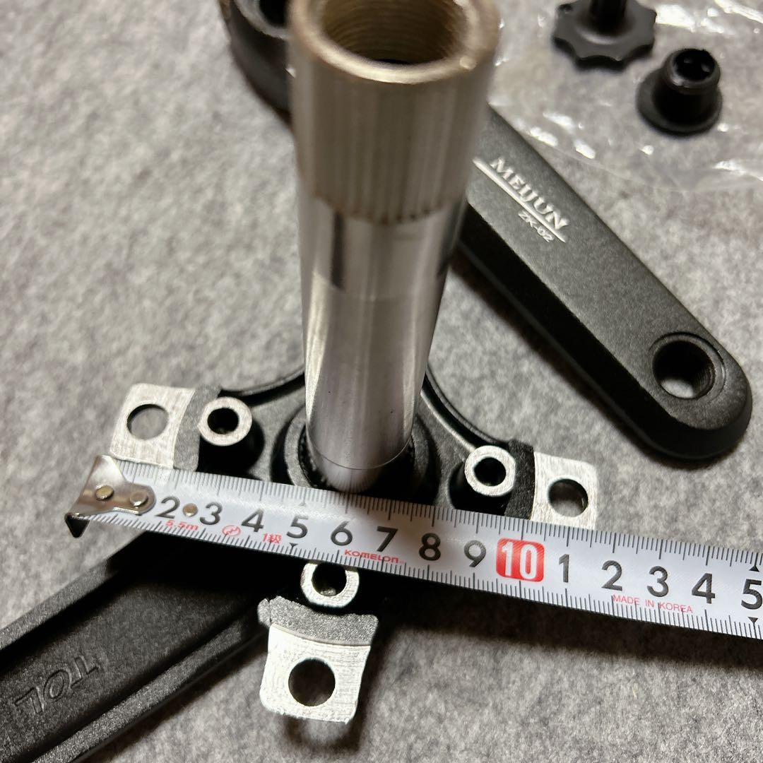 ZECHAO 自転車 クランクアームセット170mm アーバン シングル