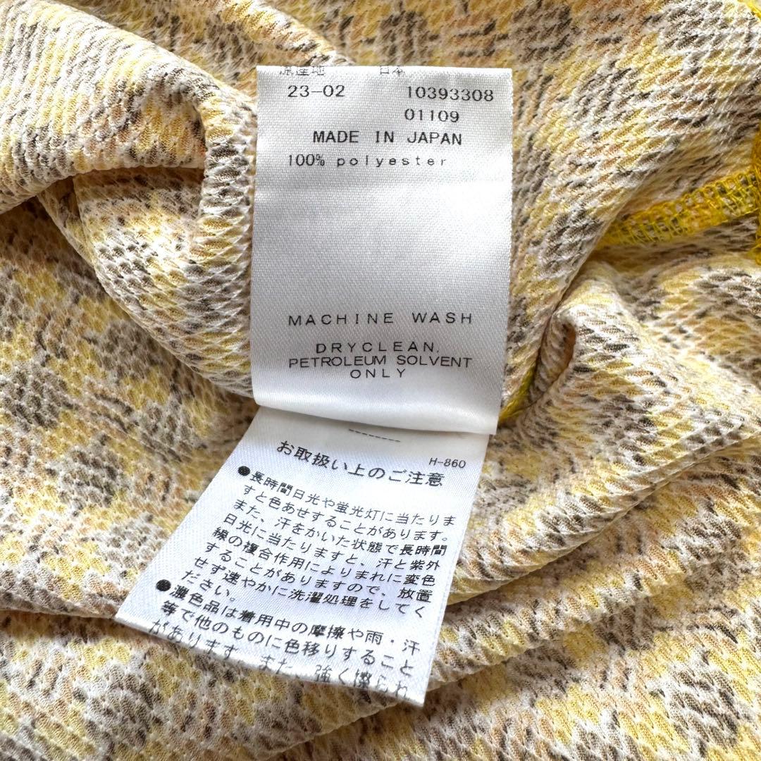 【極美品】マスターバニーエディション　ロゴ刺繍　半袖　ポロシャツ　XL イエロー