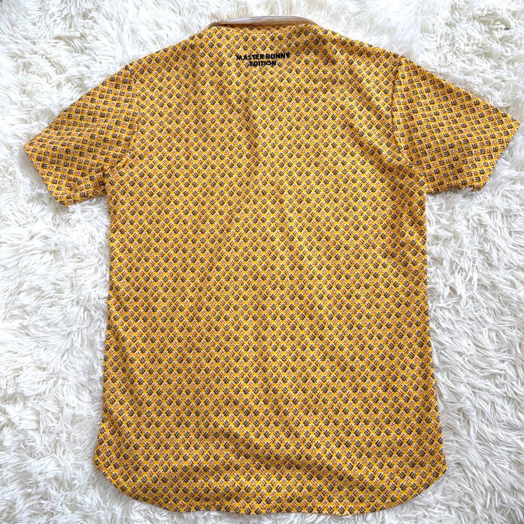 【極美品】マスターバニーエディション　ロゴ刺繍　半袖　ポロシャツ　XL イエロー