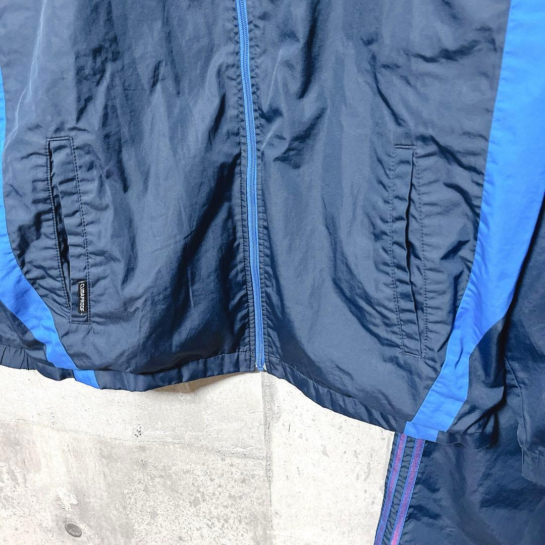adidas メンズ 裏起毛ウインドブレーカーセットアップ 上下セット M