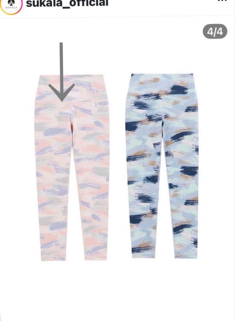 極美品lava SUKARA painted レギンスPINK サイズS