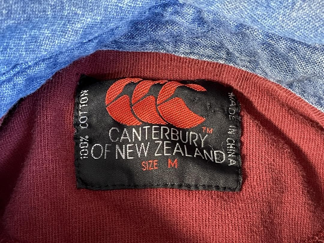 ビンテージ★カンタベリー Canterbury ボーダー 長袖 ラガーシャツ M