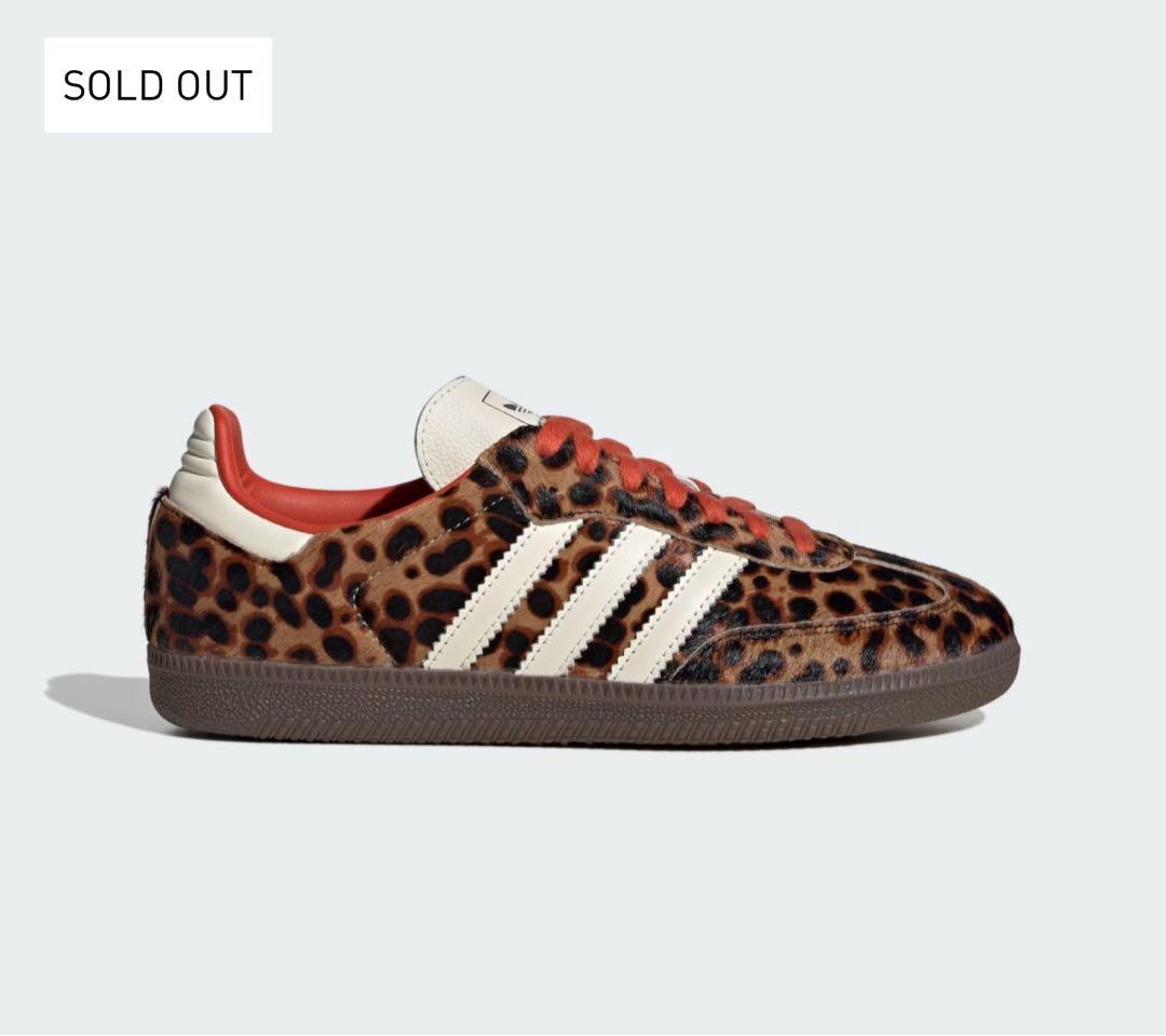 Adidas アディダス サンバ レオパードパック 24.0.cm