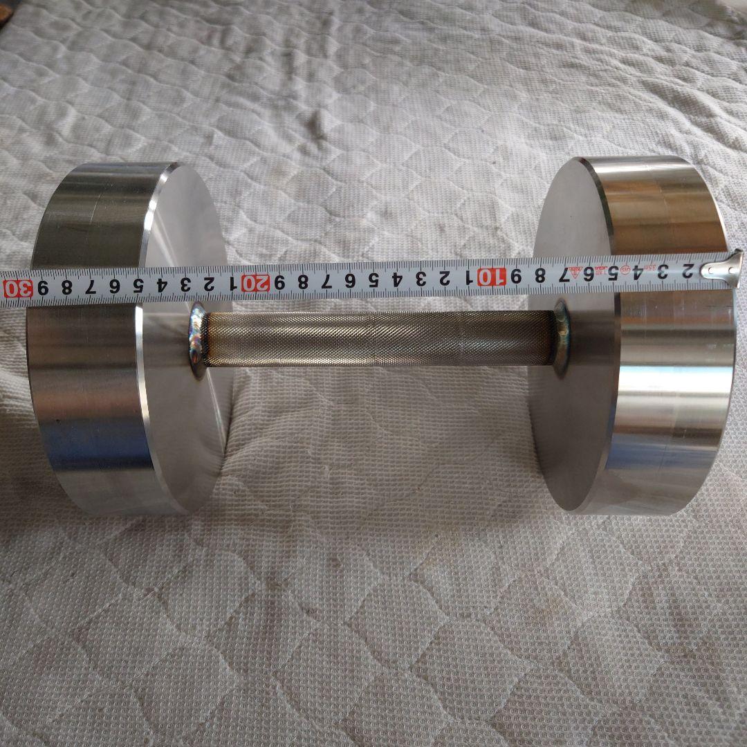 ステンレス製ダンベル　23kg　２個セット　SUS304